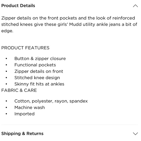 Mudd skinny ankle jeans size 10 - Picture 3 of 4